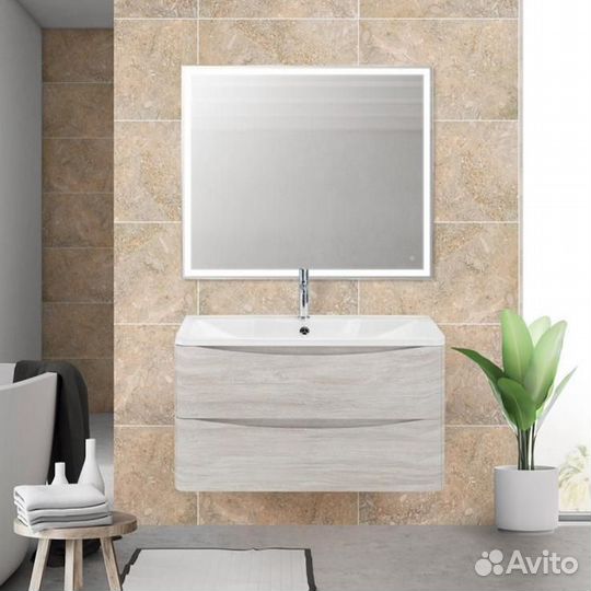 Тумба с раковиной BelBagno Acqua 90 подвесная, rov