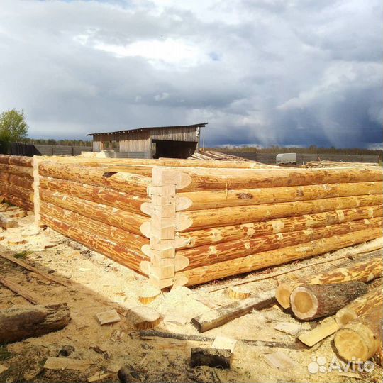 Сруб бани 3*3+выпуск 2-3 м. От 70т р