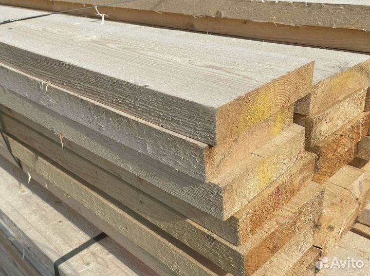 Доска обрезная 25х100х6000