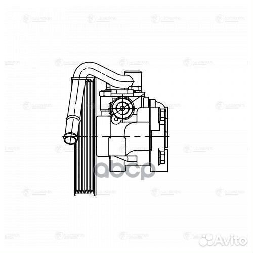 Насос гур Hyundai Solaris (11) /Kia Rio (11)