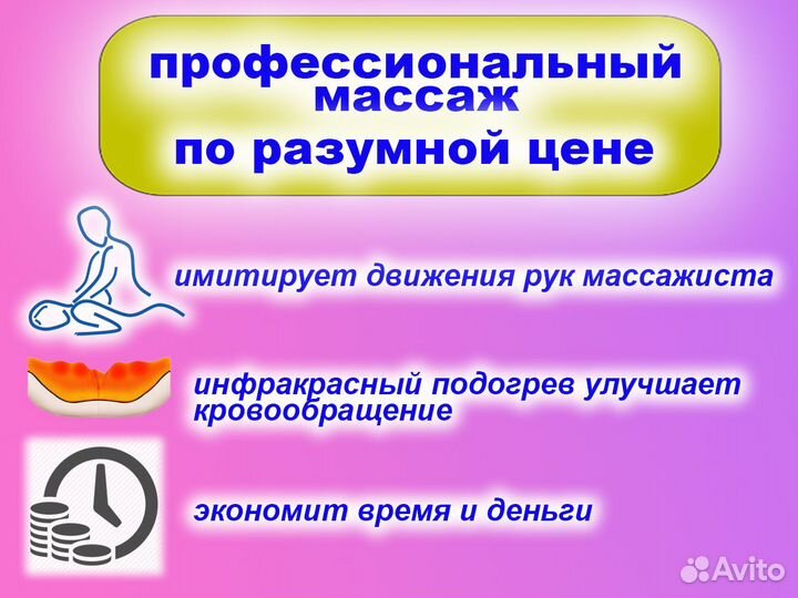 Универсальный массажер для шеи, спины, ног, ягодиц