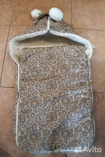 Зимний конверт в коляску