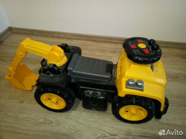 Машина каталка конструктор-экскаватор Mega Bloks б