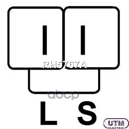 Регулятор генератора + щеткодержатель RH5767A Utm