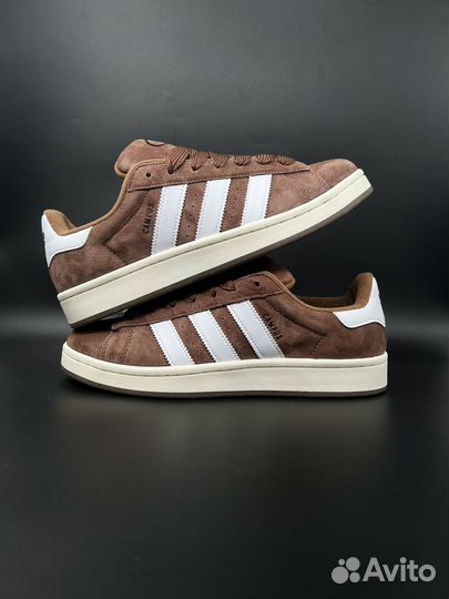 Кроссовки Adidas Campus 00s brown коричневые