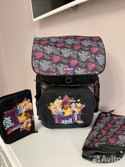 Рюкзак Lego friends, пенал, сумка, бутылочка