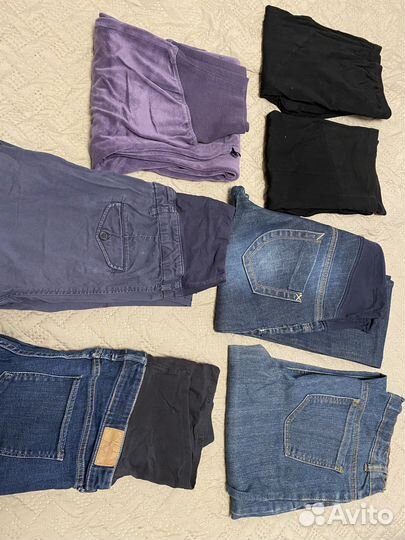 Джинсы для беременных брюки лосины 44 46