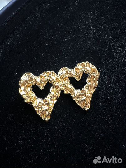 Серьги сердце