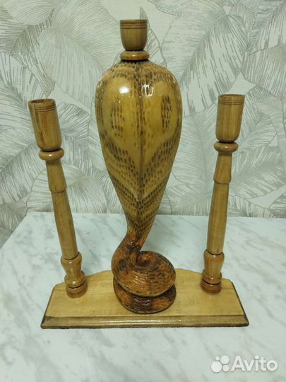 Подсвечник Кобра СССР