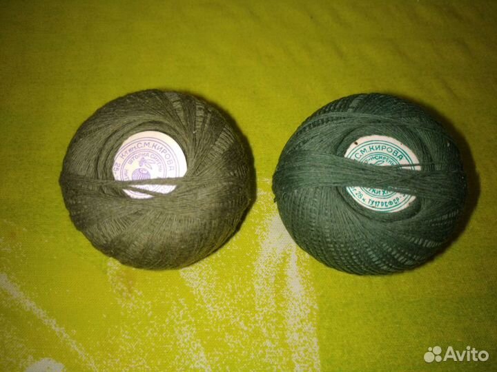 Нитки мулине, штопка Сирень. СССР