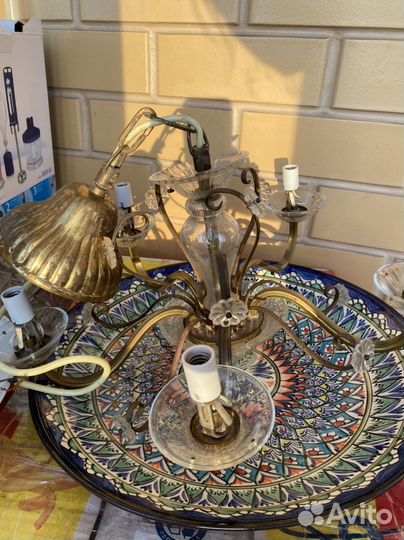 Хрустальная люстра СССР