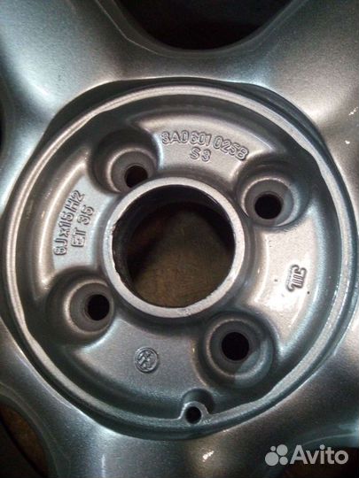 Литые диски Р15 4х100 VW