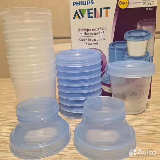 Philips avent Набор контейнеров 180 мл/10 шт