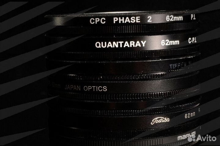 Поляризационные фильтры 62mm Япония / 6210