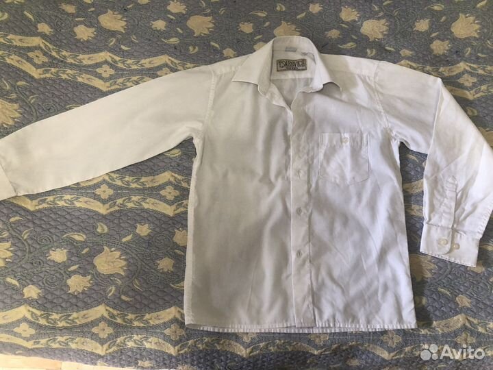 Школьная рубашка для мальчика 122