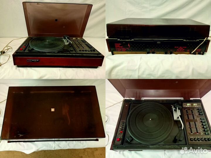 Проигрыватели виниловых пластинок разные