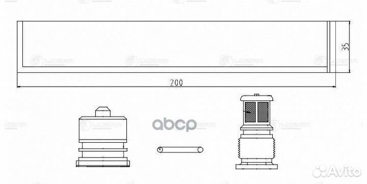 Осушитель конд. для а/м Toyota/Lexus/Suzuki