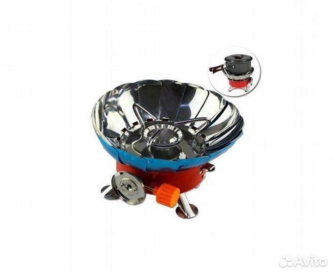 Плитка туристическая с ветрозащитой