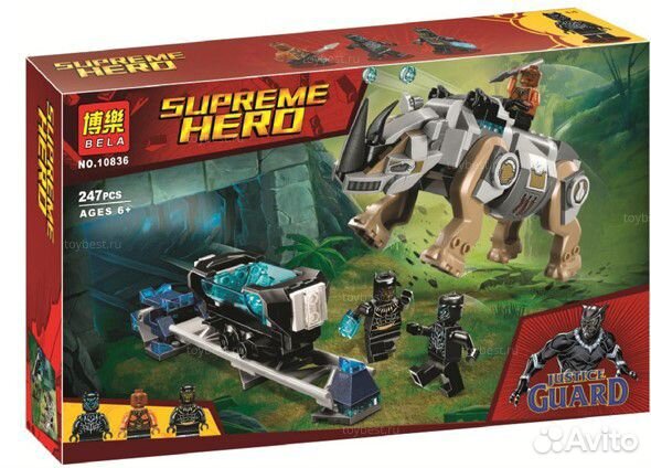 Конструктор Поединок с Носорогом / Супер герои 217
