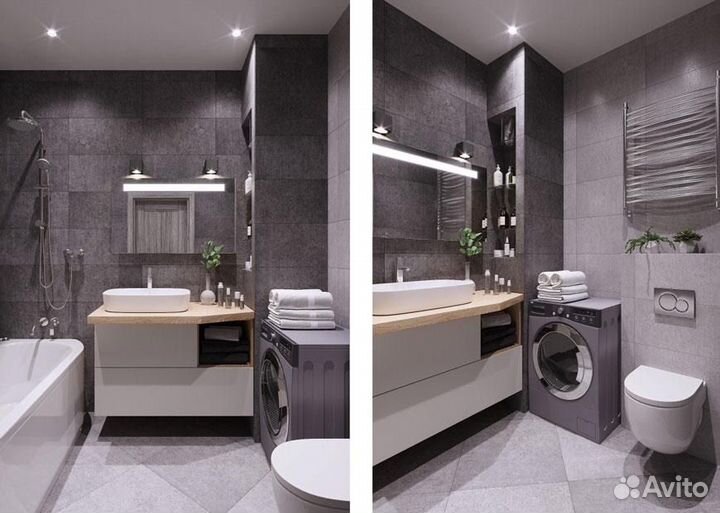 Ремонн ванной и сан-узла под ключ