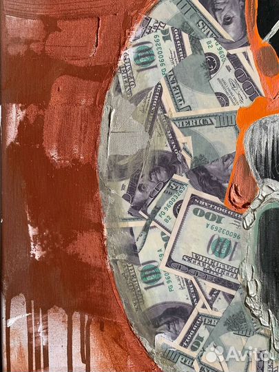 Картина акрилом на холсте