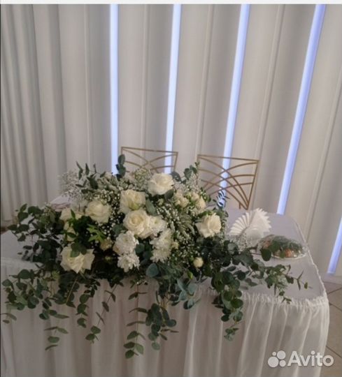 Цветочные композиции на свадьбу