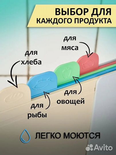 Набор разделочных досок на подставке