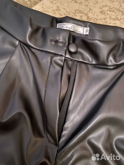 Шорты эко кожа