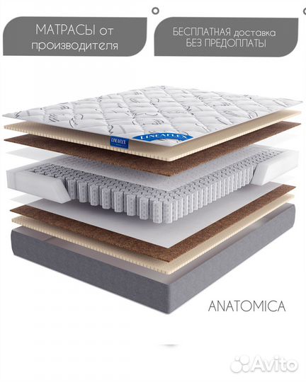 Матрас ортопедический