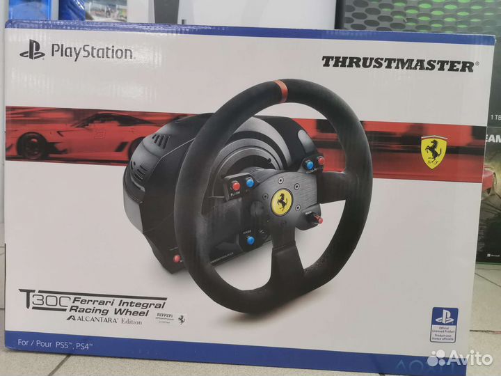 Игровой Руль Thrustmaster t300 Ferrari alcontara