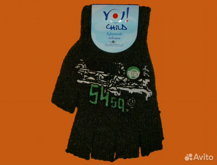 Перчатки шерстяные, для мальчиков