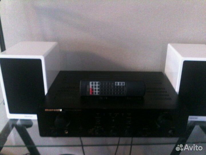 Усилитель Marantz PM 4400. Колонки Denon SC-N9 wh