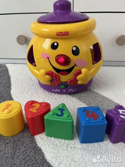 Музыкальный горшок сортер fisher price