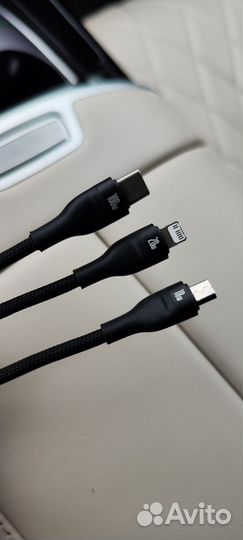 Кабель Baseus 3в1 type-c, iPhone
