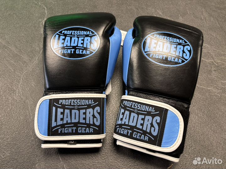 Перчатки боксерские leaders wave BK/LBL