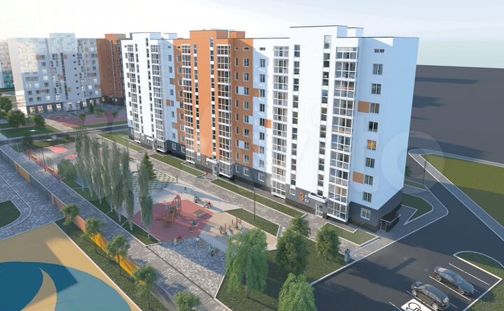3-к. квартира, 75,6 м², 3/9 эт.