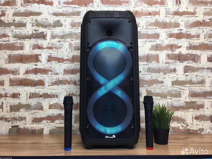 Блютуз колонка новая с караоке