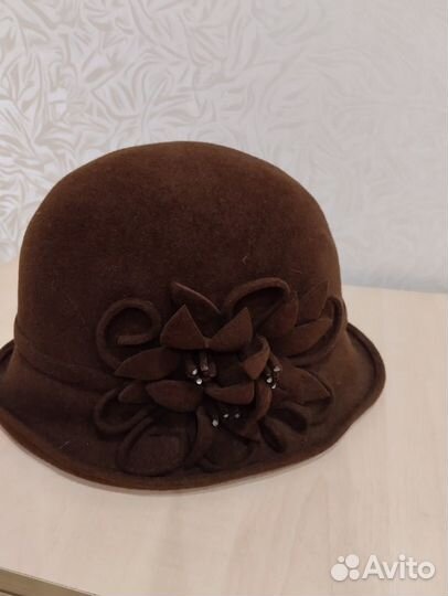 Шляпа фетровая женская