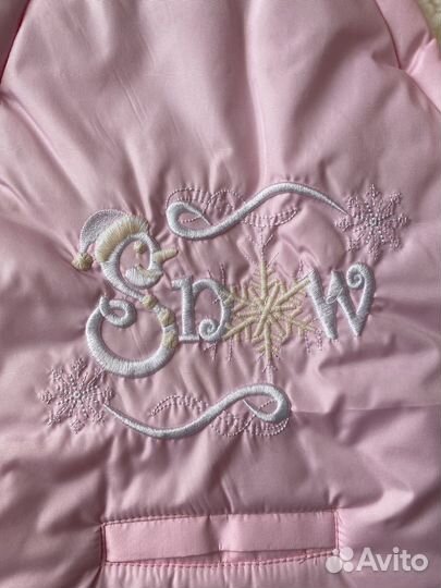 Конверт зимний для девочки