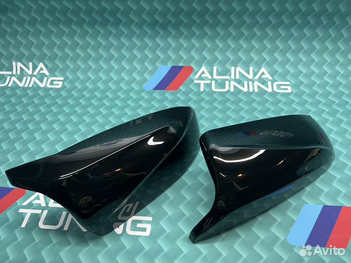 Крышки зеркал Е70 Е71 на Х5 Х6 Черный глянец