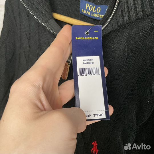 Polo Ralph lauren свитер полузамок