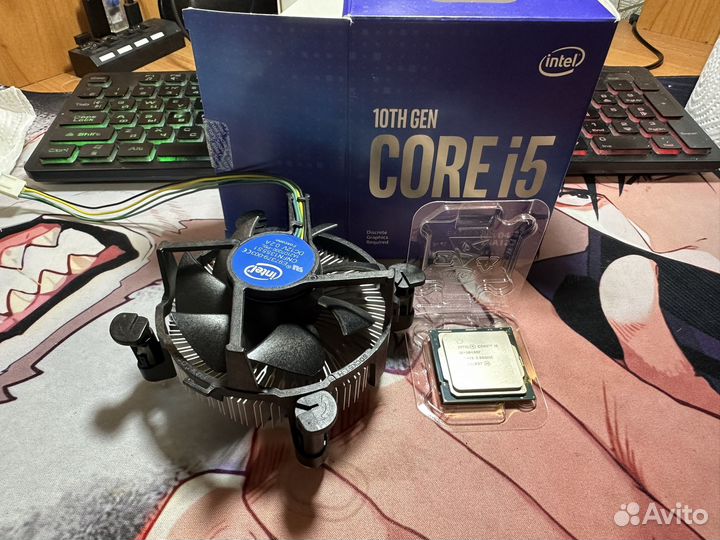 Процессор Intel core i5 10400f, 2,9 ггц, BOX