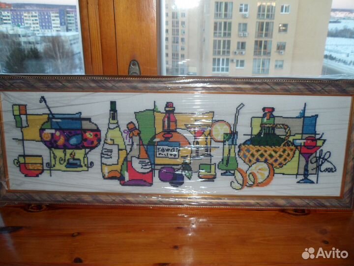 Продам вышитые крестиком картины фирмы Риолис