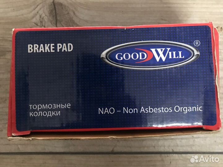 Колодки задние goodwill 1010F Subaru Impreza