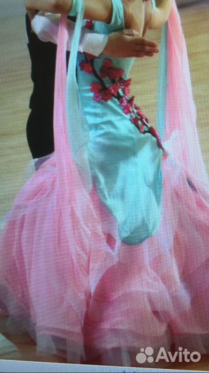 Платье для бальных танцев юниоры 1 стандарт