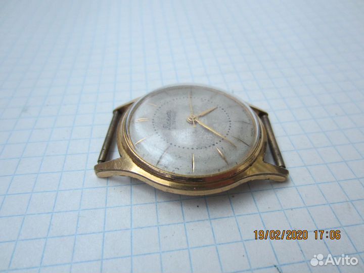 Часы Ракета Механические позолоченные AU