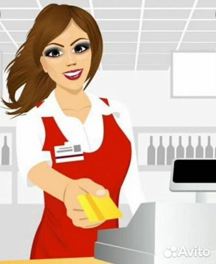 Продавец в магазин