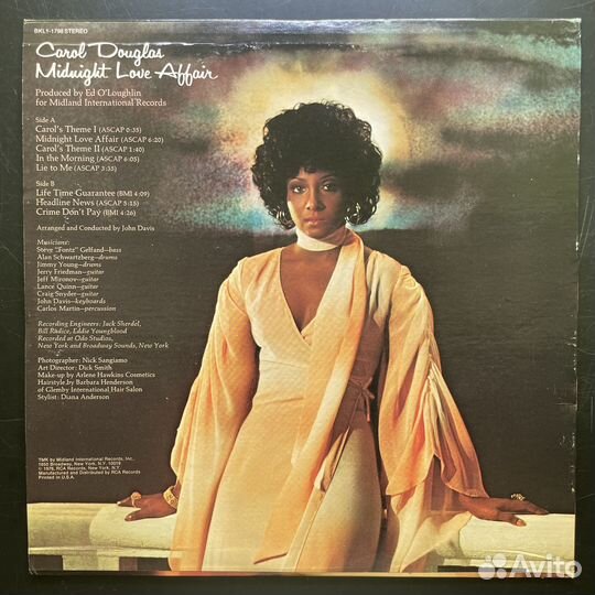 Carol Douglas – Midnight Love Affair (США 1976г.)