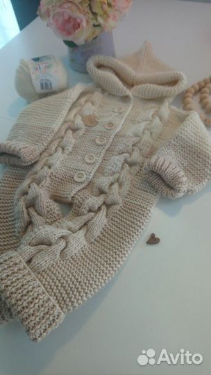 Комбинезон детский вязаный