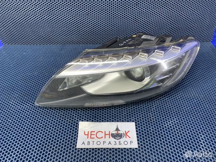 Фары передняя левая ксенон Audi Q7 с 2009 рест